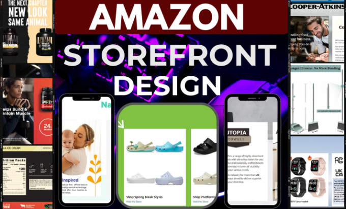 Gig Preview - Design stunning amazon storefront or amazon brand store