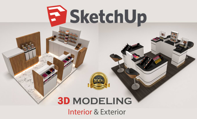 Gig Preview - Do 3d model in sketchup and render