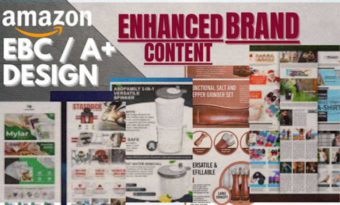 Gig Preview - Design amazon enhanced brand content ebc a plus