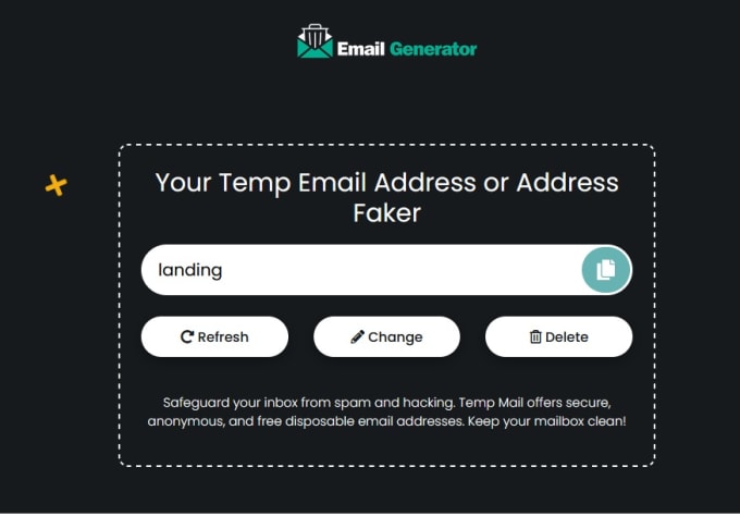 Gig Preview - Develop temp mail, disposable mail, temporary email website