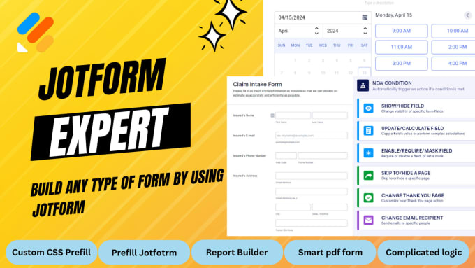 Gig Preview - Do any type of form by using jotform