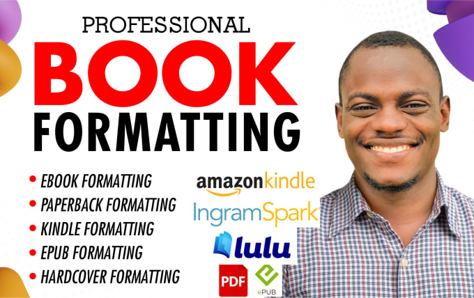 Gig Preview - Do book formatting, paperback layout design for amazon KDP ebook and ingramspark