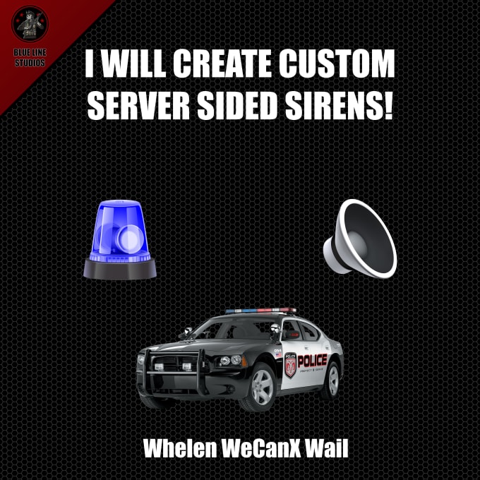 Gig Preview - Create custom server sided siren packs for you