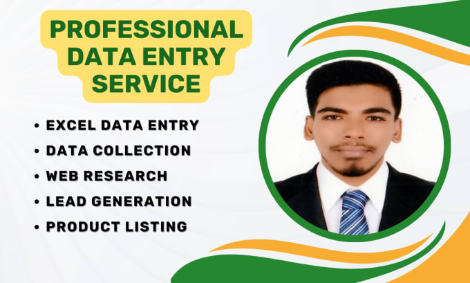 Gig Preview - Do accurate data entry,web research and excel data entry job