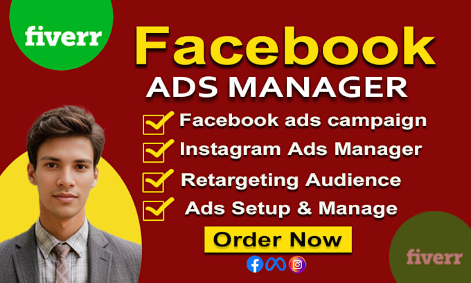 Gig Preview - Be your facebook ig manager and meta ads campaign, success advisor setup