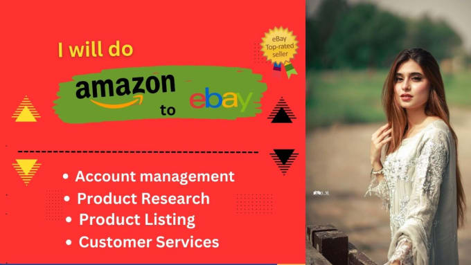 Gig Preview - Do amazon to ebay drop shipping and top trending products