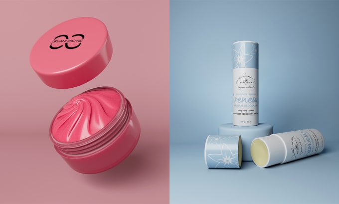 Gig Preview - Create stunning 3d renders of cosmetics and beauty products