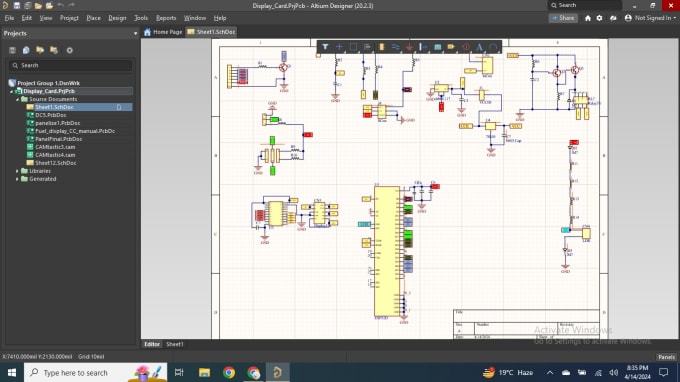 Gig Preview - Design your pcb on altium