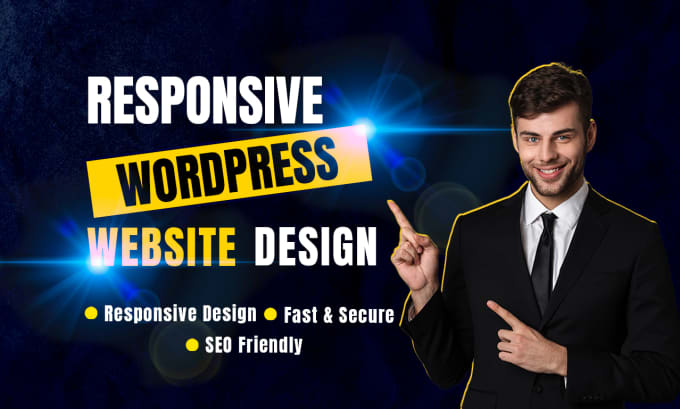 Gig Preview - Design responsive wordpress website