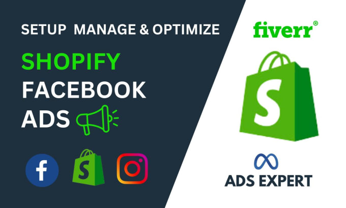 Gig Preview - Create and setup shopify facebook and instagram ads campaign