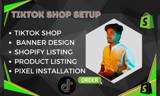 Gig Preview - Set up tik tok shop and will be your tiktok shop manager