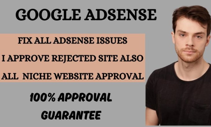 Gig Preview - Guarantee google adsense approval for blog, niche website