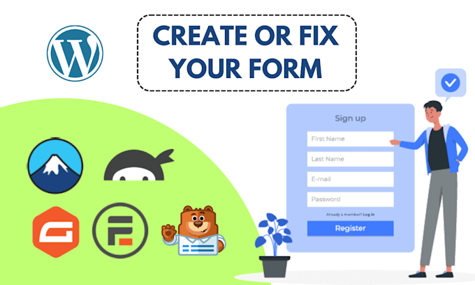 Gig Preview - Create or fix wordpress contact form 7, gravity, ninja, wpform