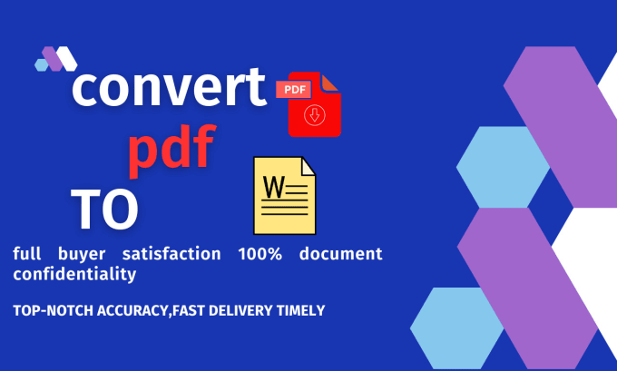 Gig Preview - Convert your hand written work ,pdf, jpg etc into word file