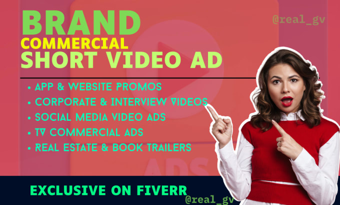 Gig Preview - Create a professional custom brand commercial video ad