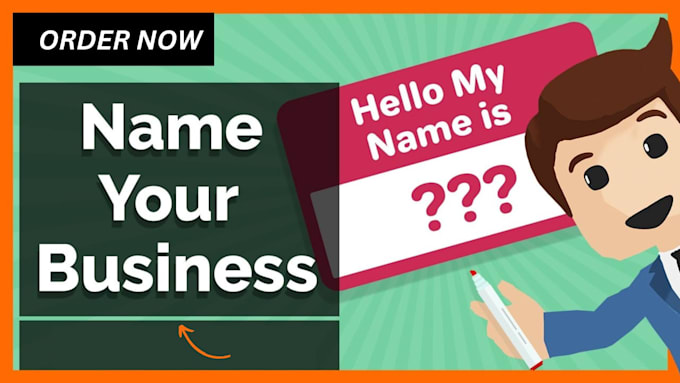 Gig Preview - Be your brand name creator for business, product or company