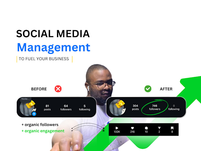 Gig Preview - Be your social media manager