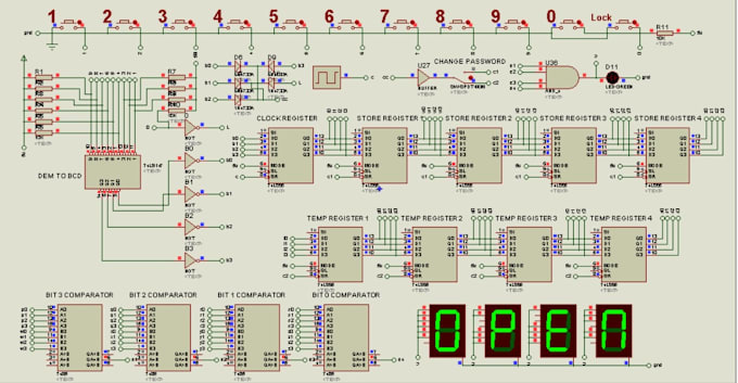 Gig Preview - Do digital logic design, dld, proteus, pspice, and multisim