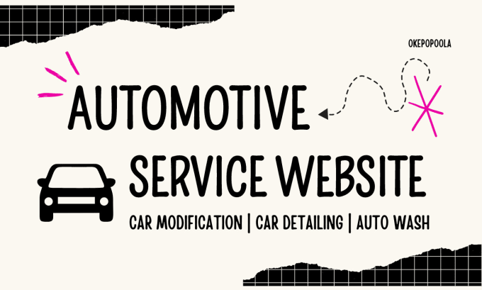 Gig Preview - Create car detailing website, car wash appointment booking on acuity and setmore