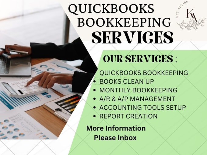 Gig Preview - Do bookkeeping leads and quickbooks setup, cleanup and qbo