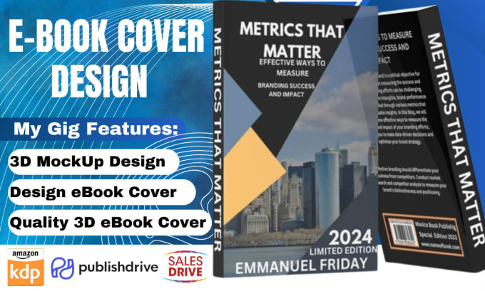 Gig Preview - Design professional ebook cover and do KDP book cover