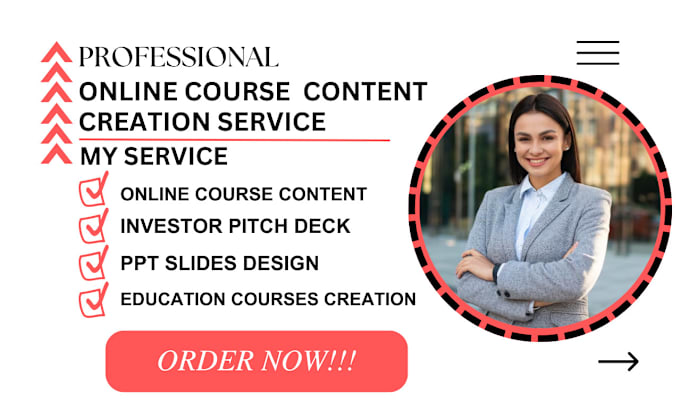 Gig Preview - Create digital product online course content, freebie, ecourse, course creation