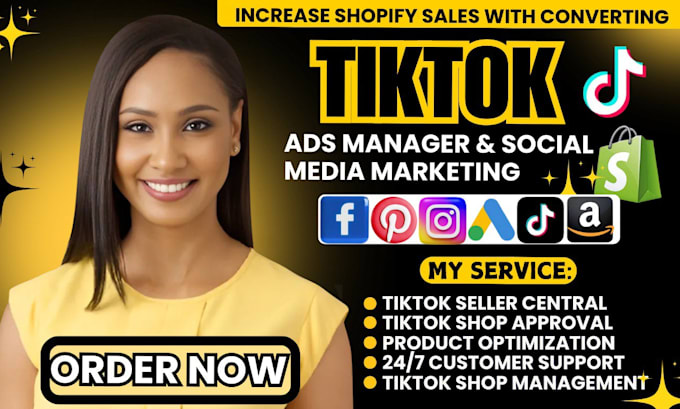 Bestseller - create tiktok shop, facebook shop, instagram shop, and do tiktok shop marketing