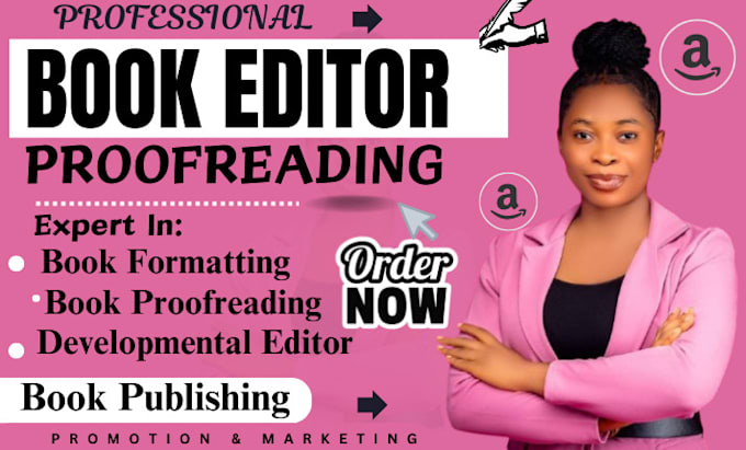 Gig Preview - Be developmental editor proofread children book formatting KDP book publishing