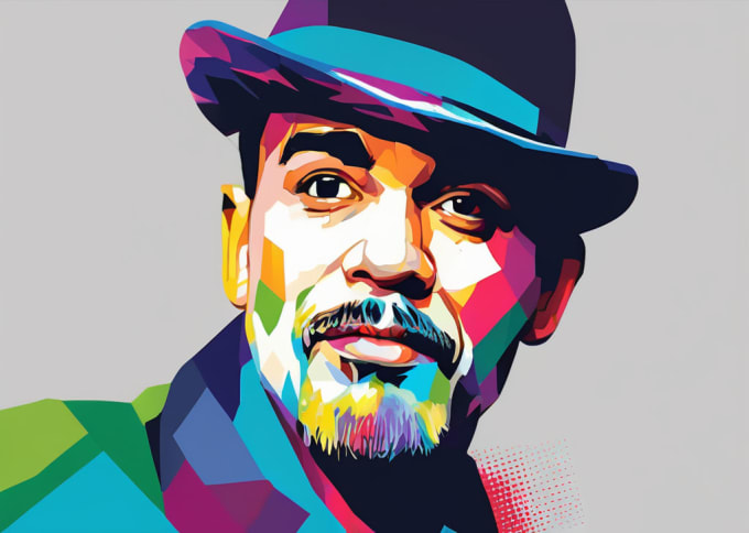 Gig Preview - Make professional wpap pop art portrait