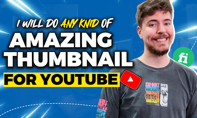 Gig Preview - Design amazing youtube thumbnail