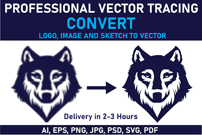 Gig Preview - Do vector tracing, convert logo or image to vector file