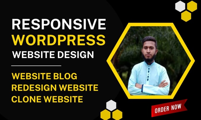 Gig Preview - Wordpress website, blog, redesign, clone and elementor pro