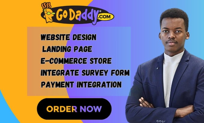 Gig Preview - Godaddy website design, godaddy website redesign