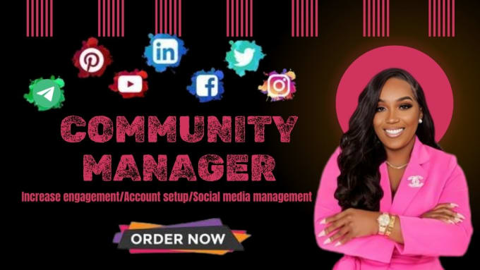 Bestseller - be community manager telegram discord tiktok moderator virtual assistant