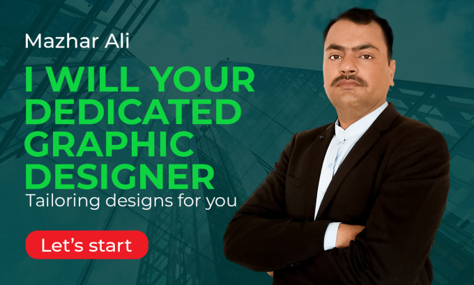 Gig Preview - Be your dedicated graphic designer