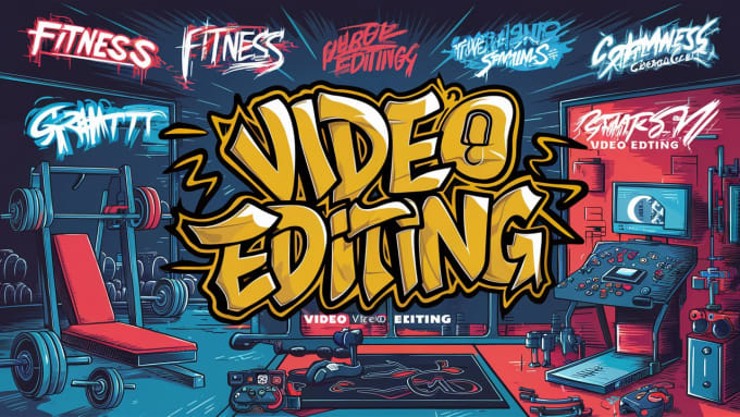 Gig Preview - Do dynamic video editing wizard logo designs gym edits and gaming montage