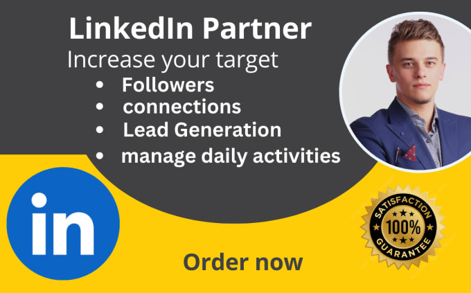 Gig Preview - Be your personal linkedin growth partner or manager