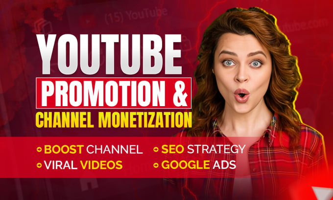 Bestseller - do complete youtube promotion for channel monetization