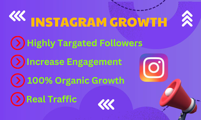 Gig Preview - Do instagram marketing for fast organic growth