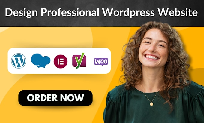 Gig Preview - Build wordpress website development, business website or wordpress blog website