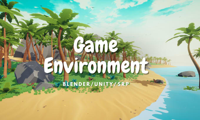 Bestseller - design stunning 3d game environment in unity and blender