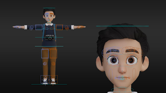 Gig Preview - Rigging your 3d character in blender use auto pro rig