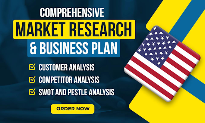 Gig Preview - Do professional  market research and market  analysis for your business