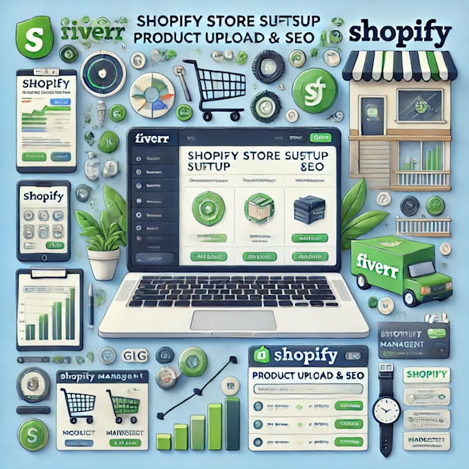 Gig Preview - Manage and optimize your shopify store with product listing updates