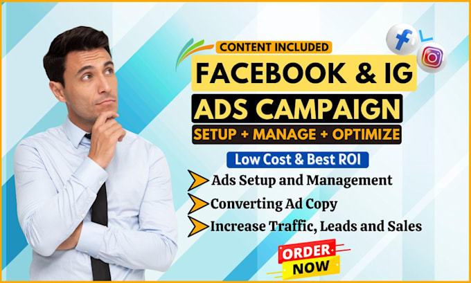 Gig Preview - Do facebook ads campaign for web traffic, sales and leads