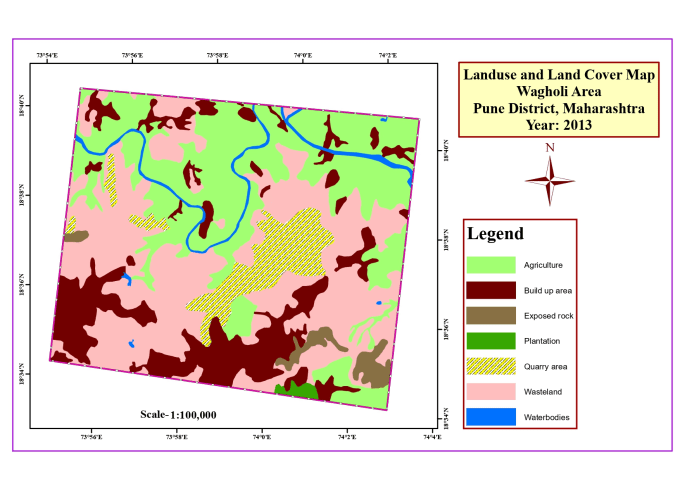 Gig Preview - Map target area of interest land use map, watershed  map forest cover in arcmap