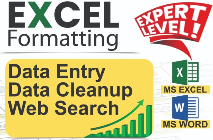 Gig Preview - Clean excel spreadsheet, excel data cleaning, data cleanup