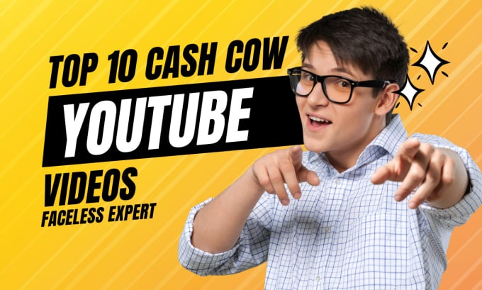 Gig Preview - Make top 10 viral faceless cash cow youtube video editing