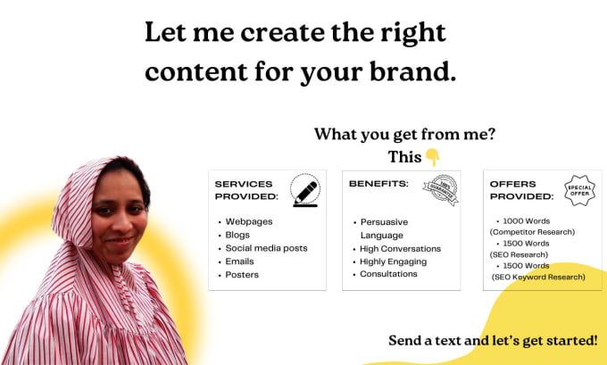 Gig Preview - Create compelling content for your brand