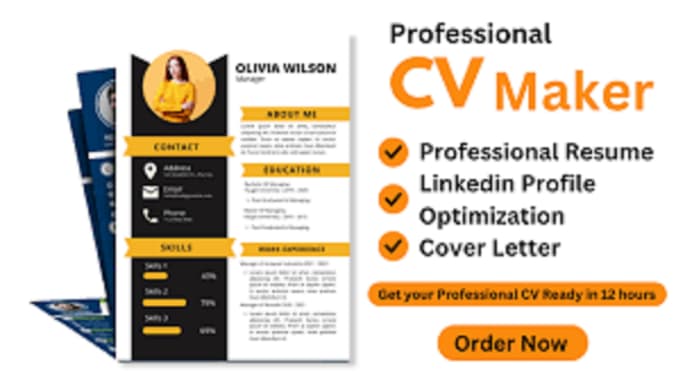 Gig Preview - Make best  CV for you